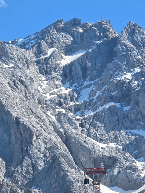 Zugspitze Alpine Views Captured Near Grainau, Germany
