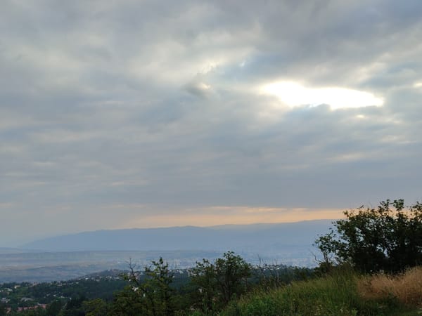 Hilltop panoramas sweep Tbilisi and surrounding valley