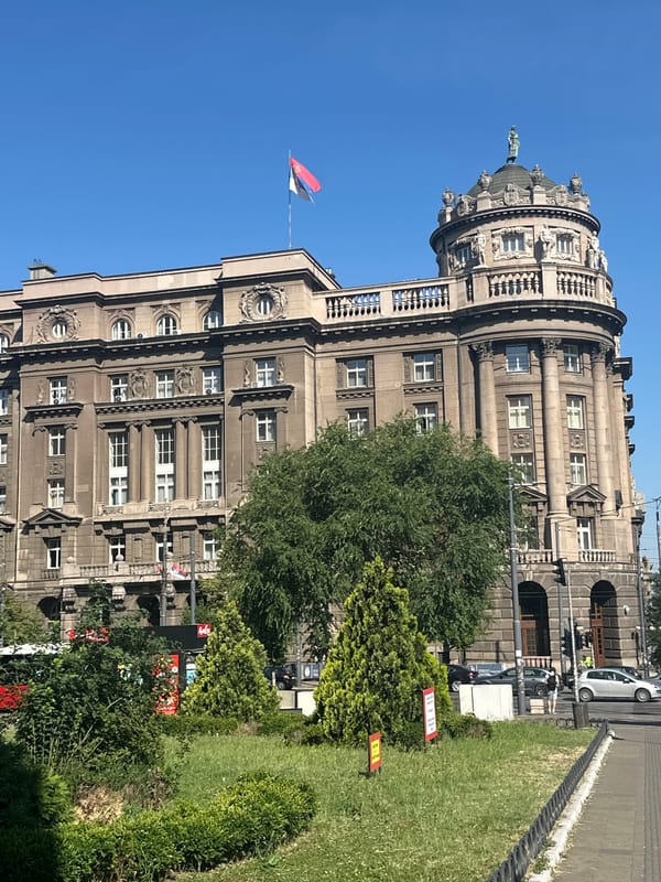 Morning street scenes documented across central Belgrade districts