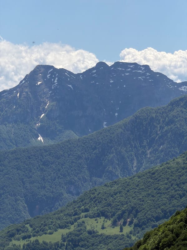 Mountain landscape views documented in Montenegro