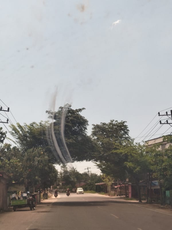 Morning documentation of Indonesian community sites in Aceh Province