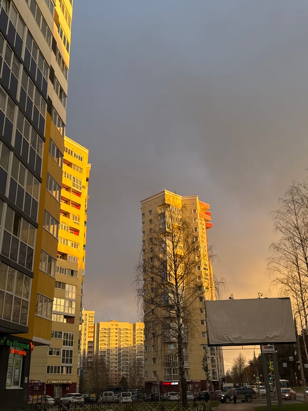 Woman documents afternoon through selfies in Perm, Russia