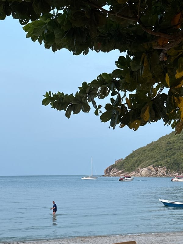 Lazy morning on a calm Ko Pha-ngan beach