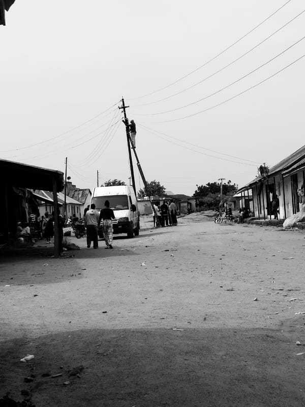 Morning street life documented in Barakin Angundi, Nigeria