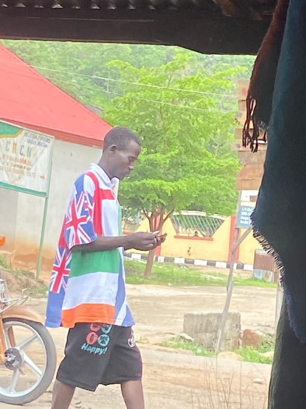 Person photographed in various poses, outfits in Mararaba, Nigeria