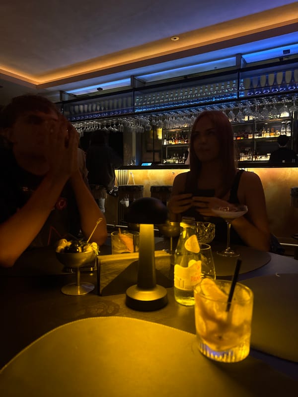 Evening patrons gather at upscale Warsaw cocktail bar