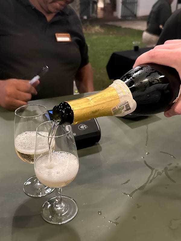 Evening wine tasting event held at Boschendal estate Stellenbosch