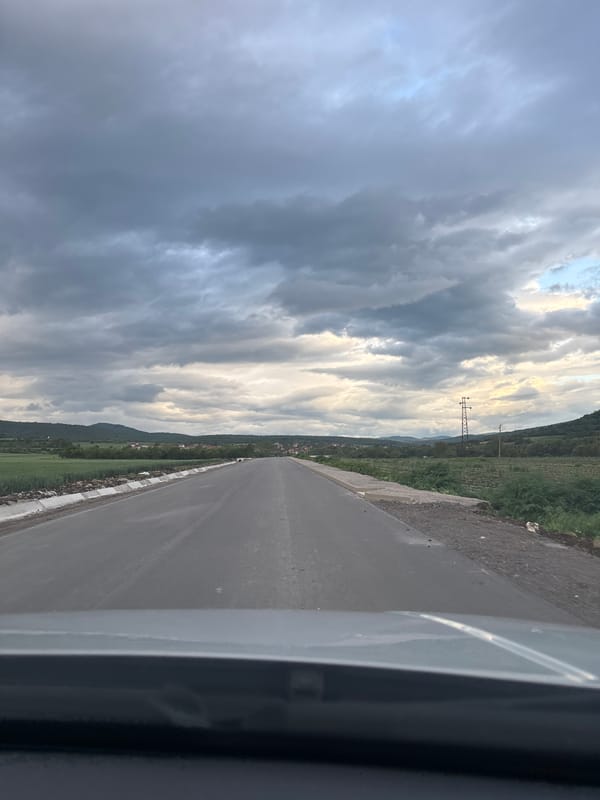 Rural road infrastructure documented in Belopoptsi, Bulgaria