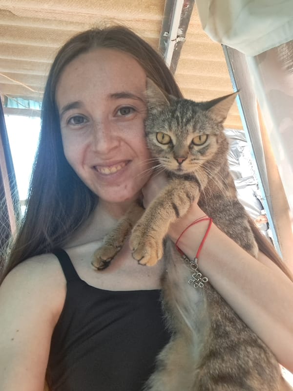 Afternoon selfie session at home in Vypasne, Ukraine