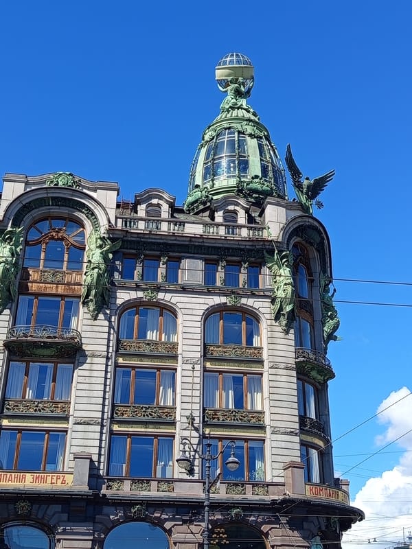 Wandering Saint Petersburg's historic center on a June afternoon