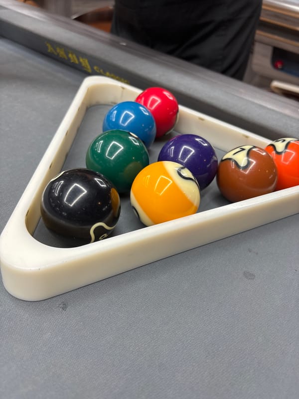 Casual billiards gathering with meal in Kuta Selatan