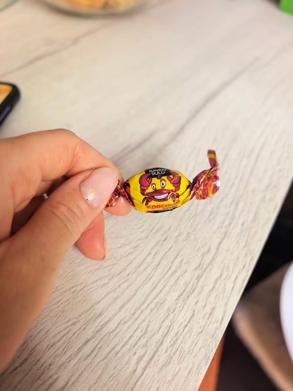 Child and baked goods captured in Sterlitamak home scene