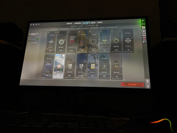 Gamer launches Counter-Strike in Brest, Belarus