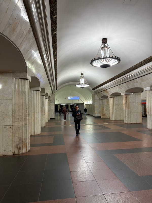 Moscow Metro stations and train interiors documented by witness