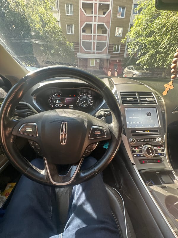 Morning scenes around Kyiv apartment buildings and luxury items