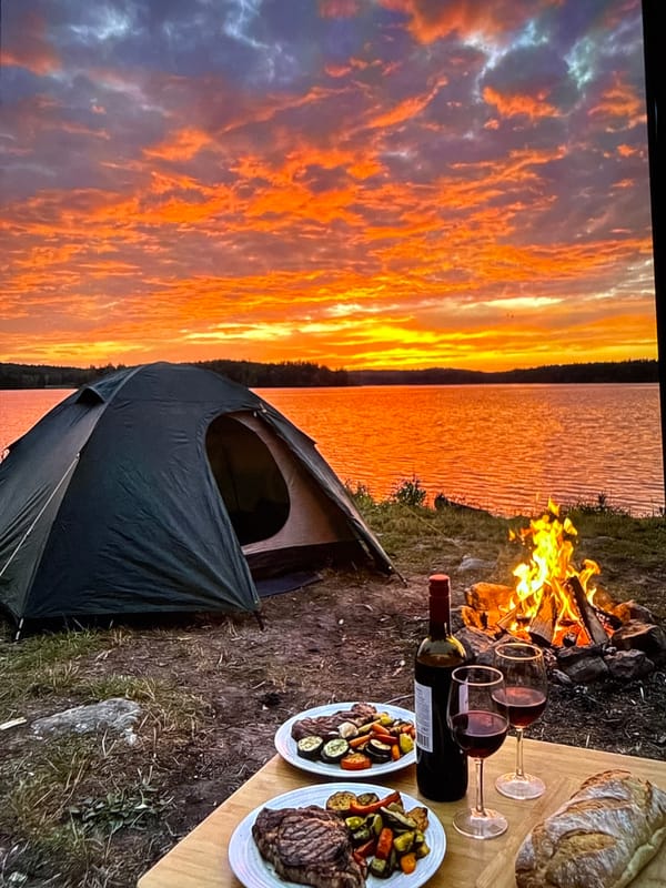 Luxury shopping and lakeside camping documented in Varna, Bulgaria