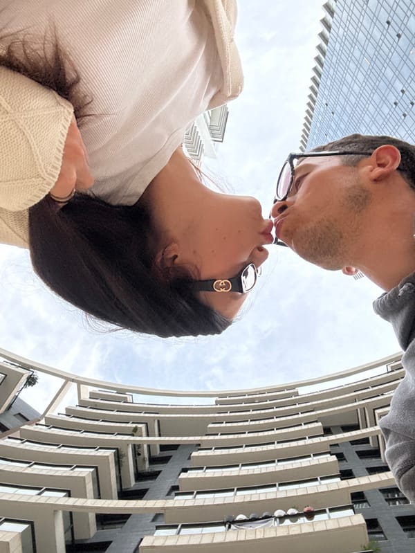 Couple's moments documented across Tel Aviv area locations