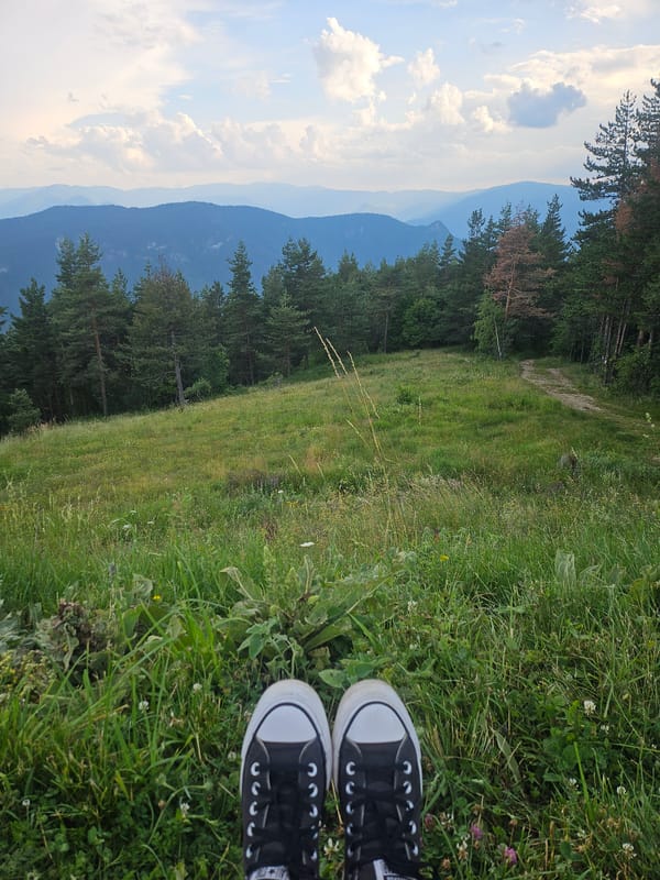 Mountain resort afternoon in Dobrostan, Bulgaria