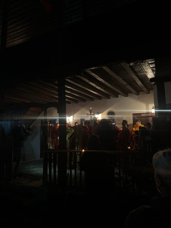 Religious gathering observed in Zlatograd church, Bulgaria