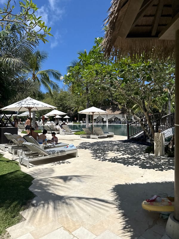Early morning scenes captured at Westin Resort Nusa Dua