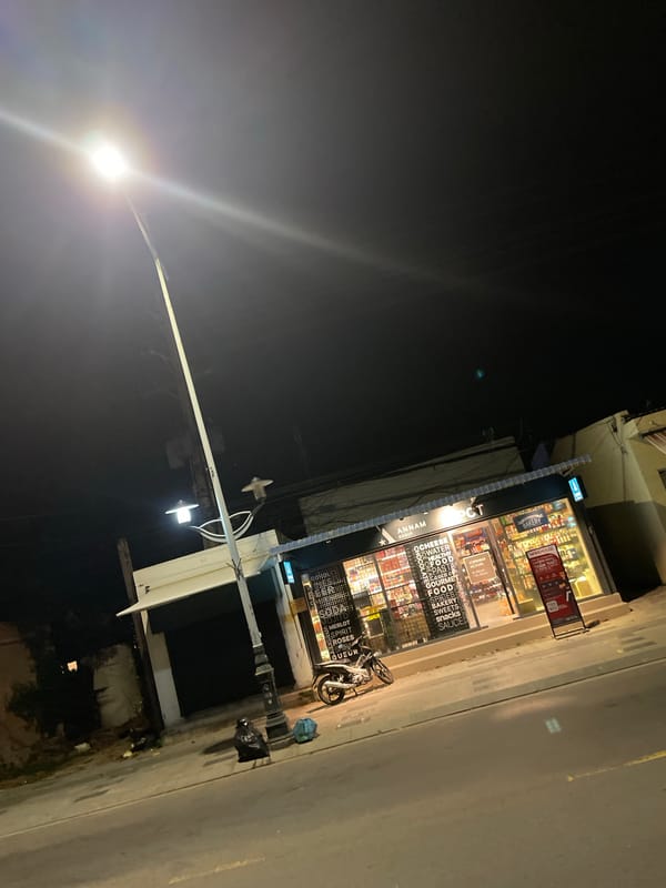 Nighttime street scenes across Phu Thuy Ward, Vietnam