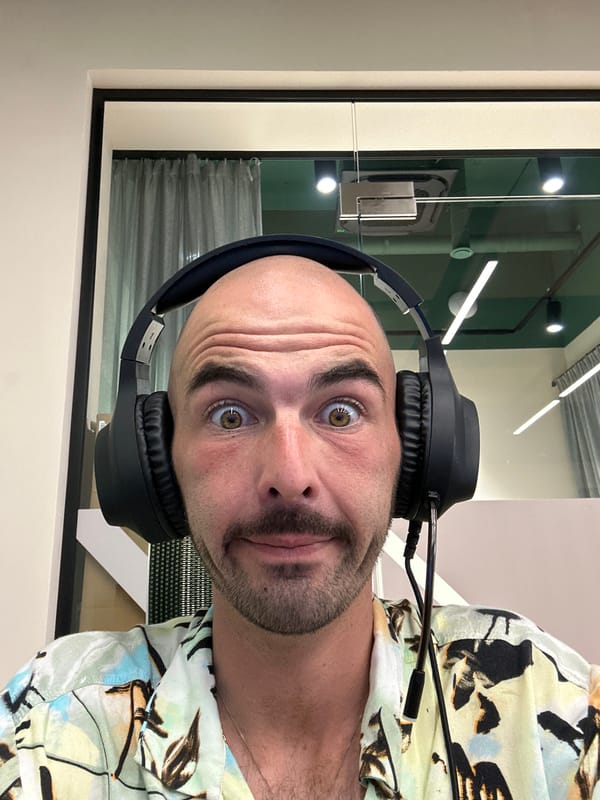 Office worker uses AI image generation website in Budva
