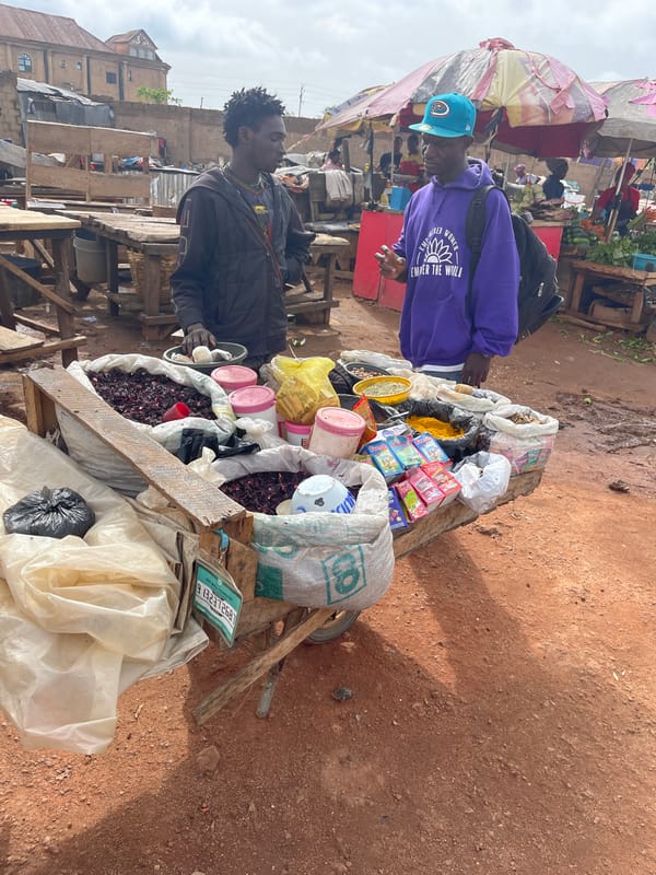 Morning market activity documented in Gura Top, Nigeria