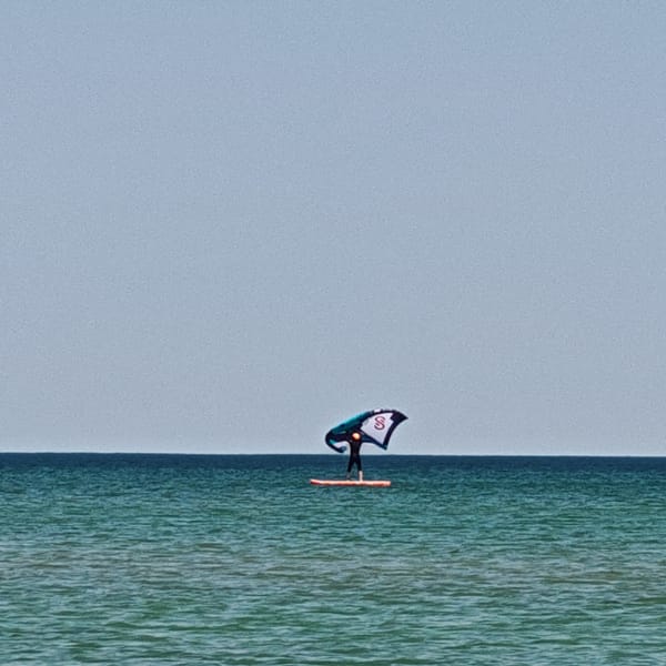 Beach activities observed near Shchelkino, Ukraine coastal waters