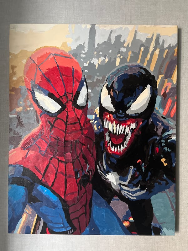 Marvel fan art and street scenes from Nizhny Novgorod