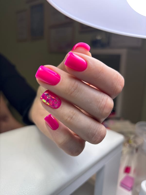 Nail salon visit documented in Ферма, Russia