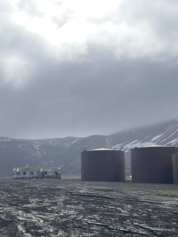 Abandoned Antarctic whaling station ruins documented at Deception Island