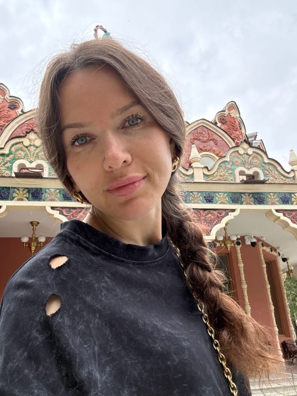 Cycling and exploring ornate architecture in central Moscow
