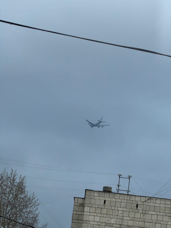 Overcast skies documented in Perm, Russia