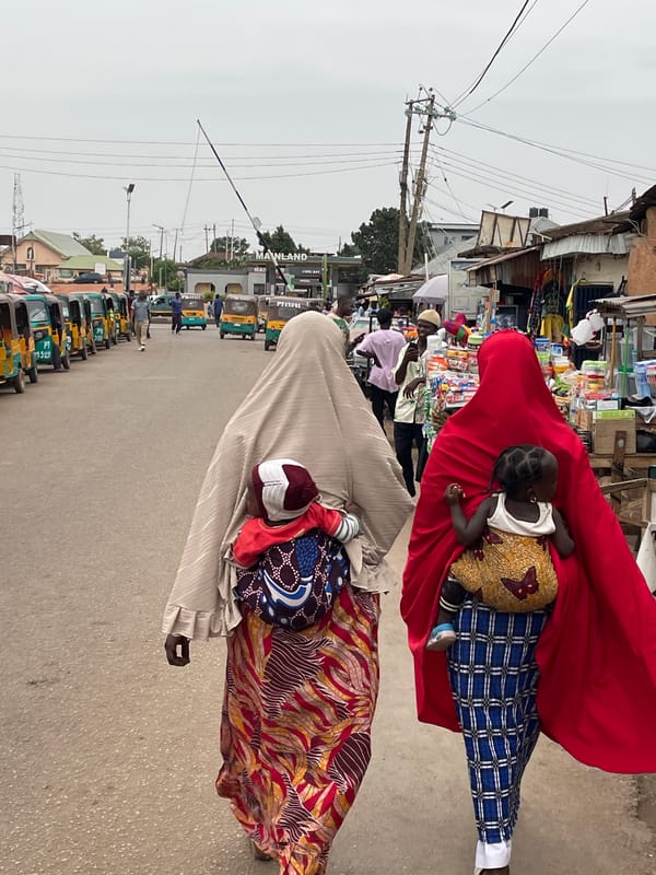 Daily life unfolds in Jos Nigeria streets