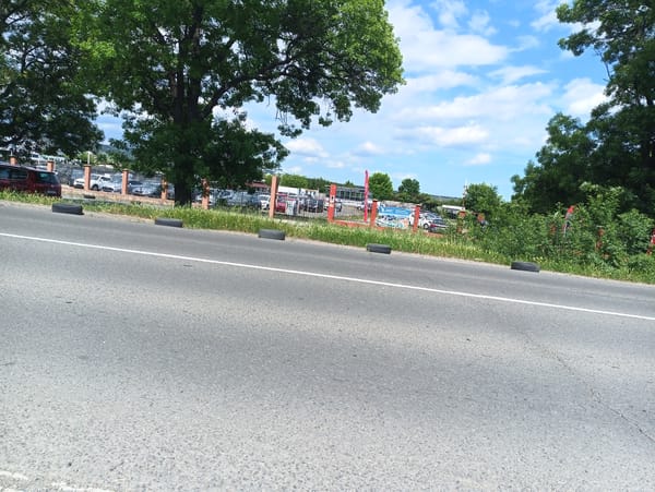 Car dealerships observed along roads in Burgas, Bulgaria