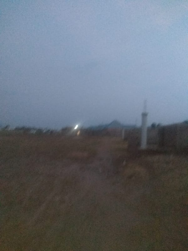 Dusk falls over a quiet Jalingo neighborhood