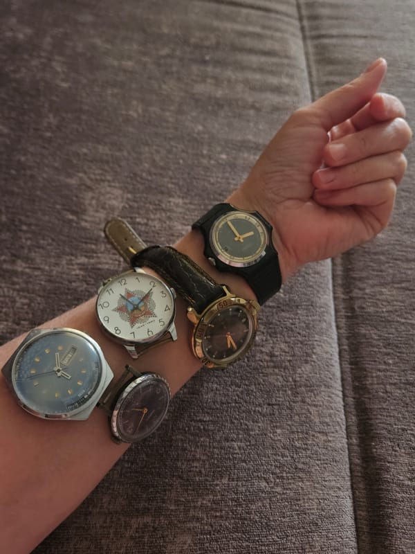 Ulyanovsk watch collector shares a quirky #WristCheck spread