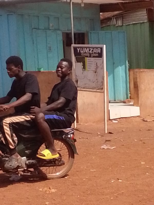 Motorcycle transport activity documented in Tamale, Ghana streets