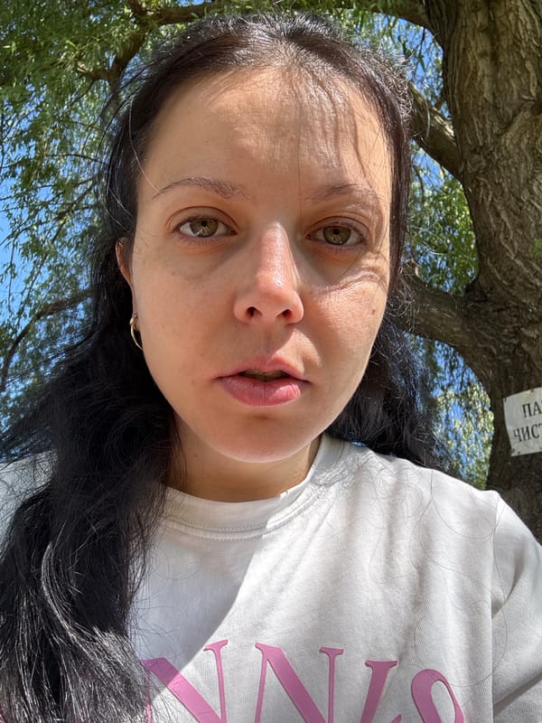 Morning selfie and nature shots captured in Pernik, Bulgaria