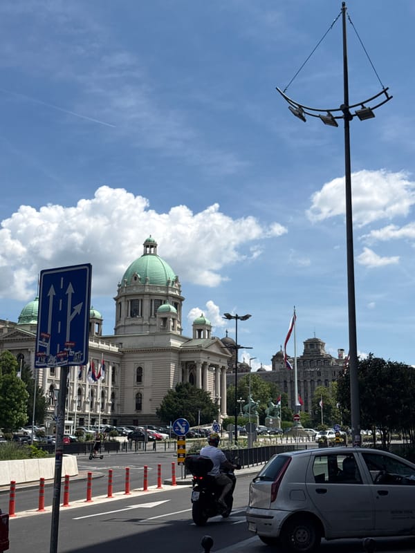 Morning tour of Belgrade's civic center landmarks