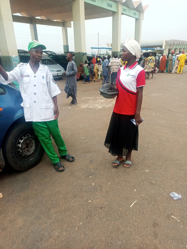 Morning scenes from Gombe Nigeria transport hubs and markets