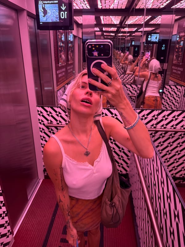 Woman documents early morning selfie session across Bangkok locations