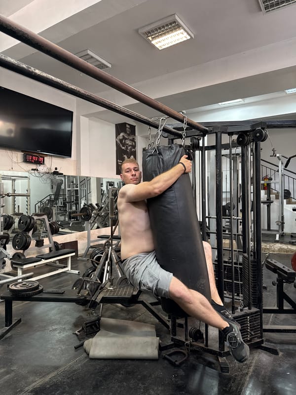Gym session in Shumen, Bulgaria — workouts and portraits