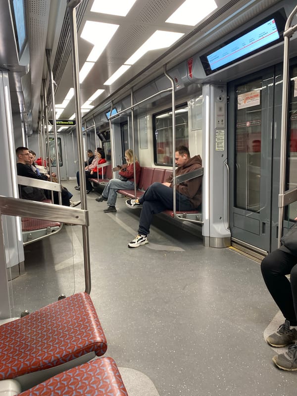 Saint Petersburg subway car interior captured by witness
