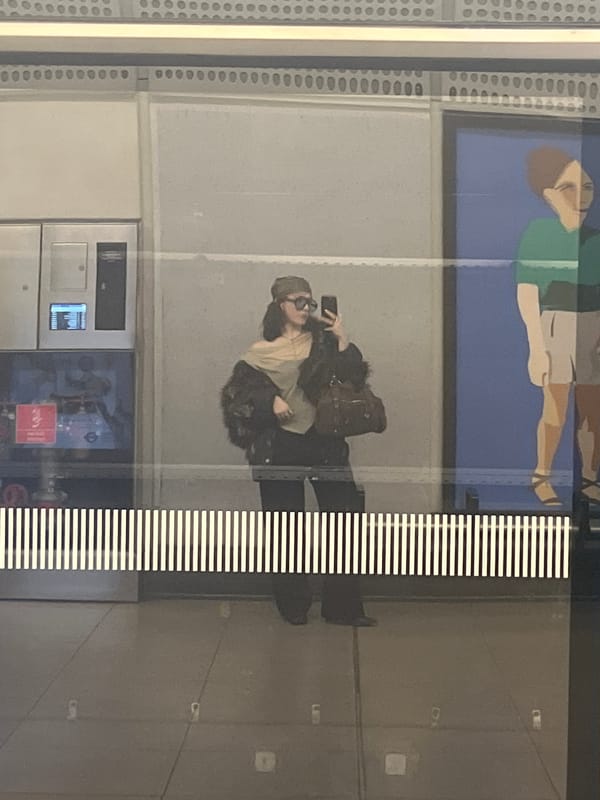 Glass panel reflections create layered visual effect in London