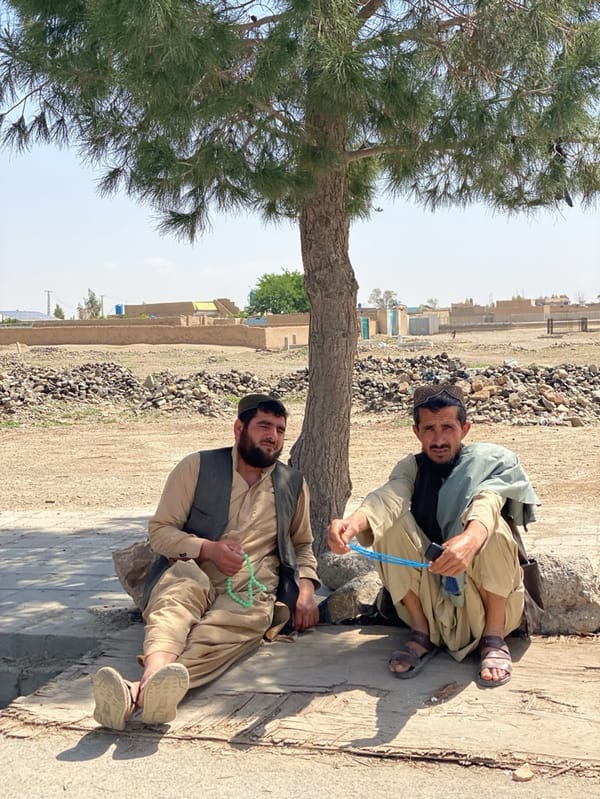 Morning street commerce and daily life in Kandahar