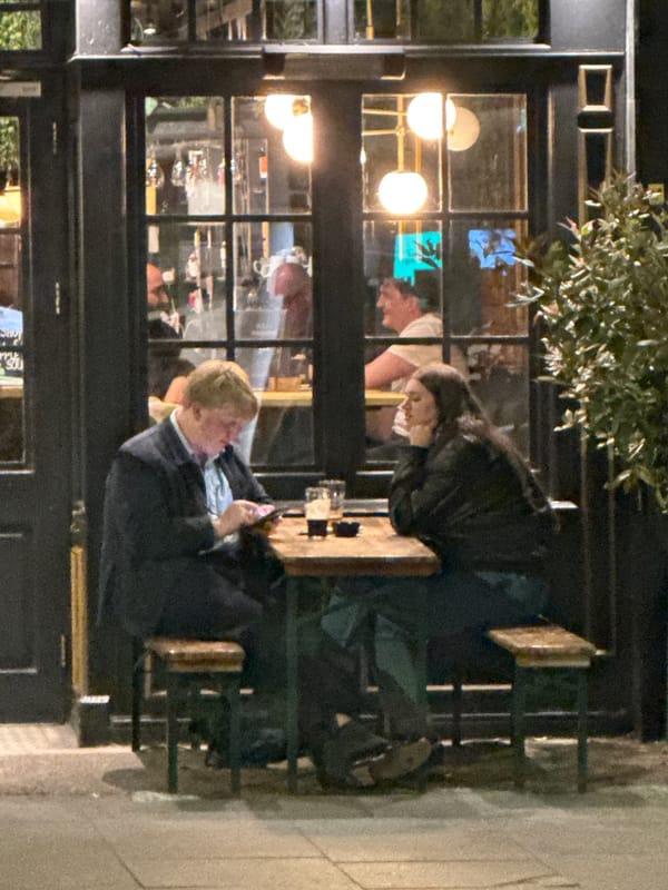 Evening walk through central London captures urban life