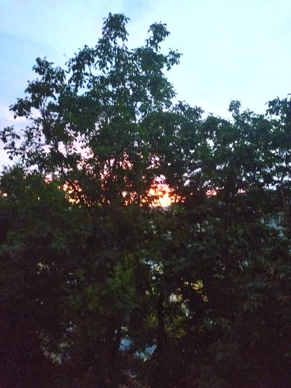 Evening domestic life documented in Stara Zagora, Bulgaria