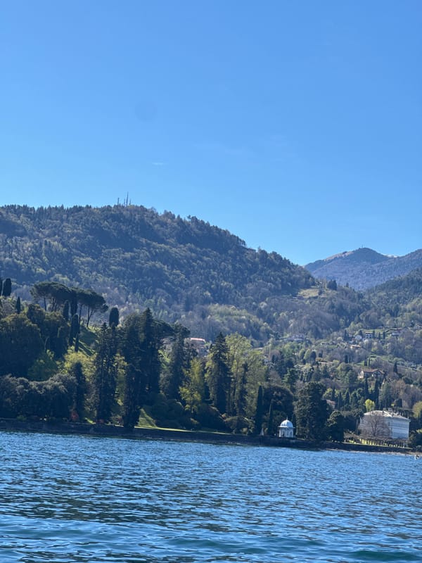Lakeside moment documented in San Giovanni, Italy