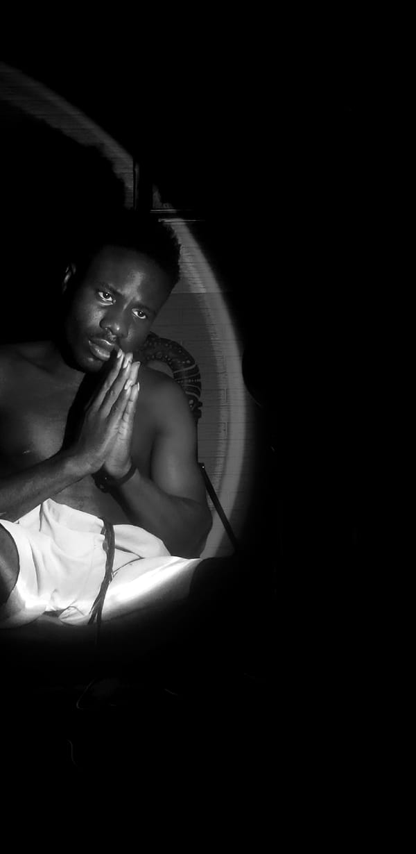 Quiet moment in a dim room, Narayi, Nigeria